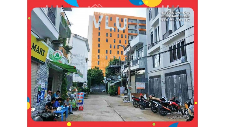 GV. Nhà 8.9M x 19.5M, 3T. Hẻm xe hơi, thông. Gần trường Đại học Văn Lang.